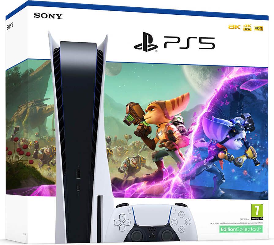 Pack PS5 & Ratchet & Clank Rift Apart Console de jeux Playstation 5 Standard Neuf - vue 4