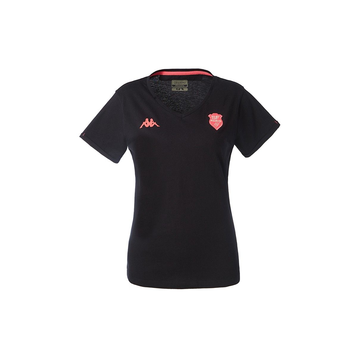 t-shirt kappa femme lea stade français paris officiel rugby - XS