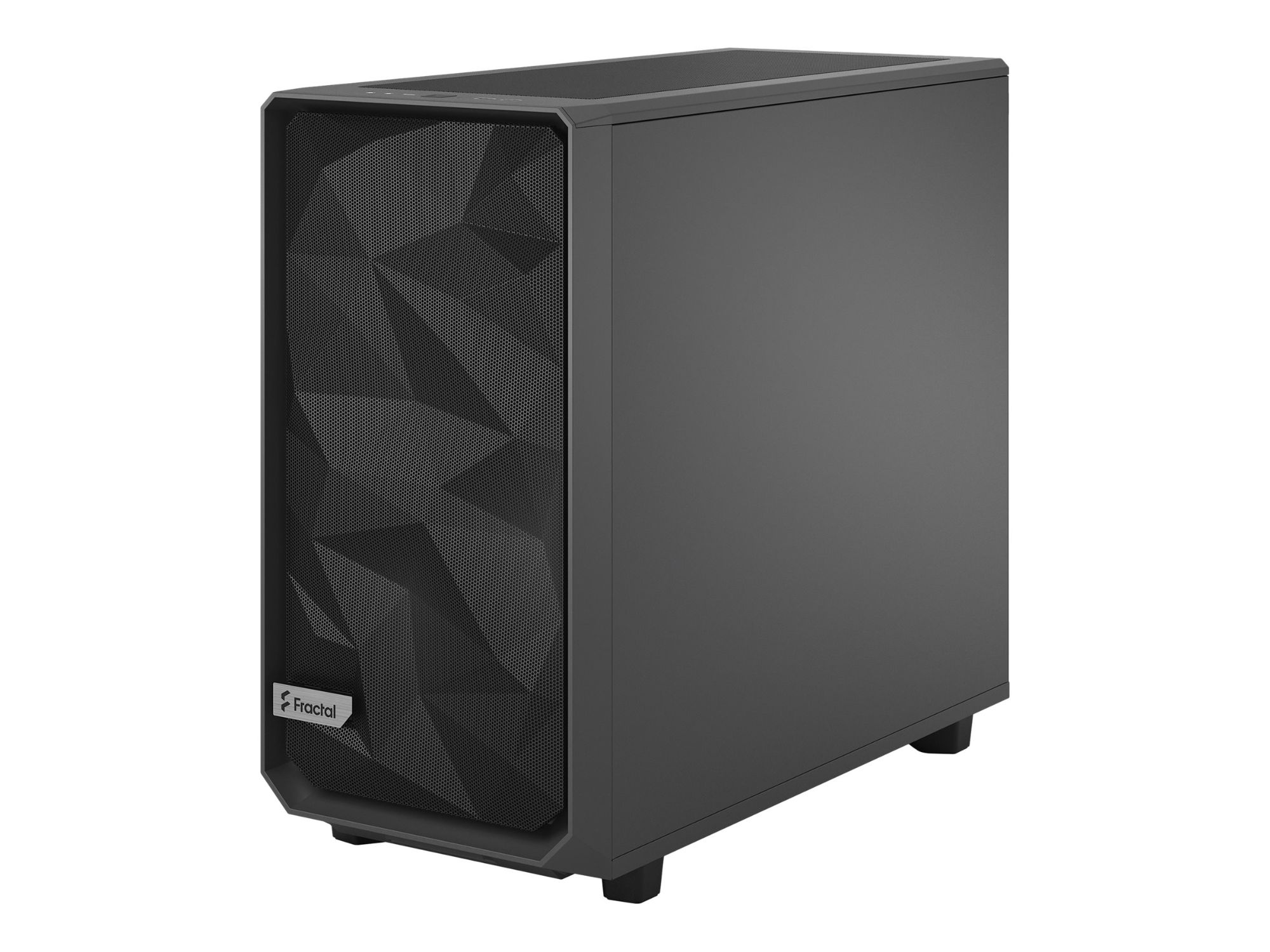 Fractal Design Meshify 2 - Tour - ATX étendu - panneau latéral fenêtré (verre trempé) - pas d'alimentation (ATX) - gris - USB/Audio
