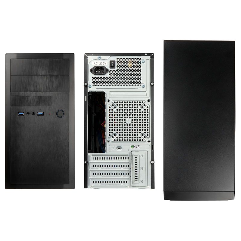 Chieftec Elox Serie Ht 01b Avec Alimentation 350 Wa HT 01B 350GPB Midi Tower Boîtier pc