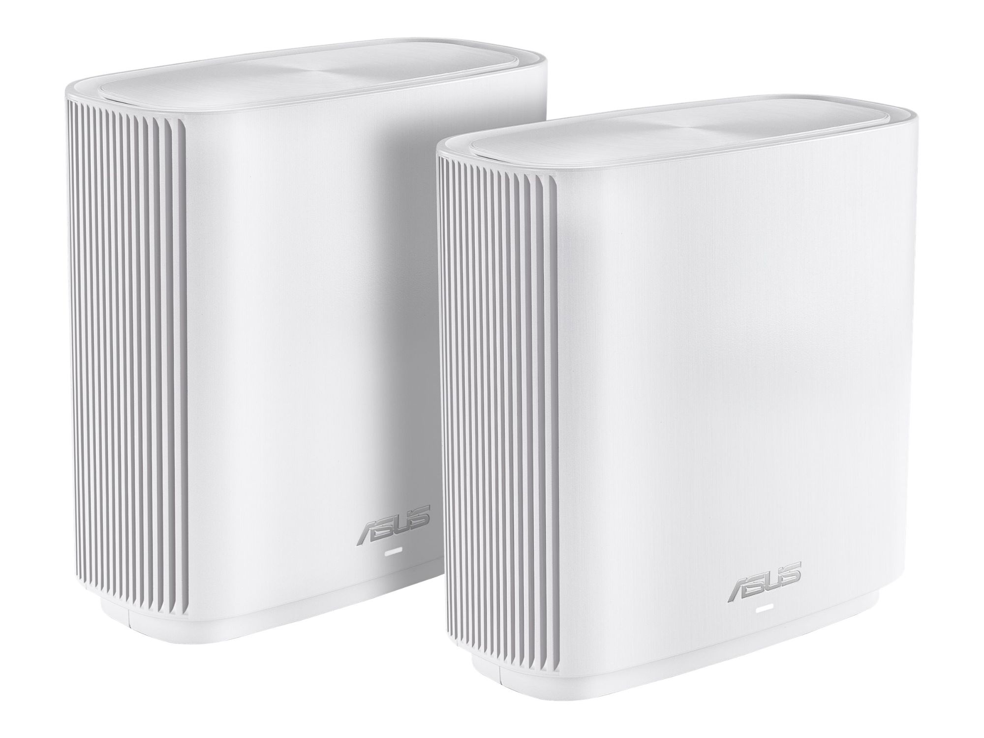 ASUS ZenWiFi AC (CT8) - Système Wi-Fi - (2 routeurs) - jusqu'à 5400 pieds carrés - maillage 1GbE - Wi-Fi 5 - Tri-bande