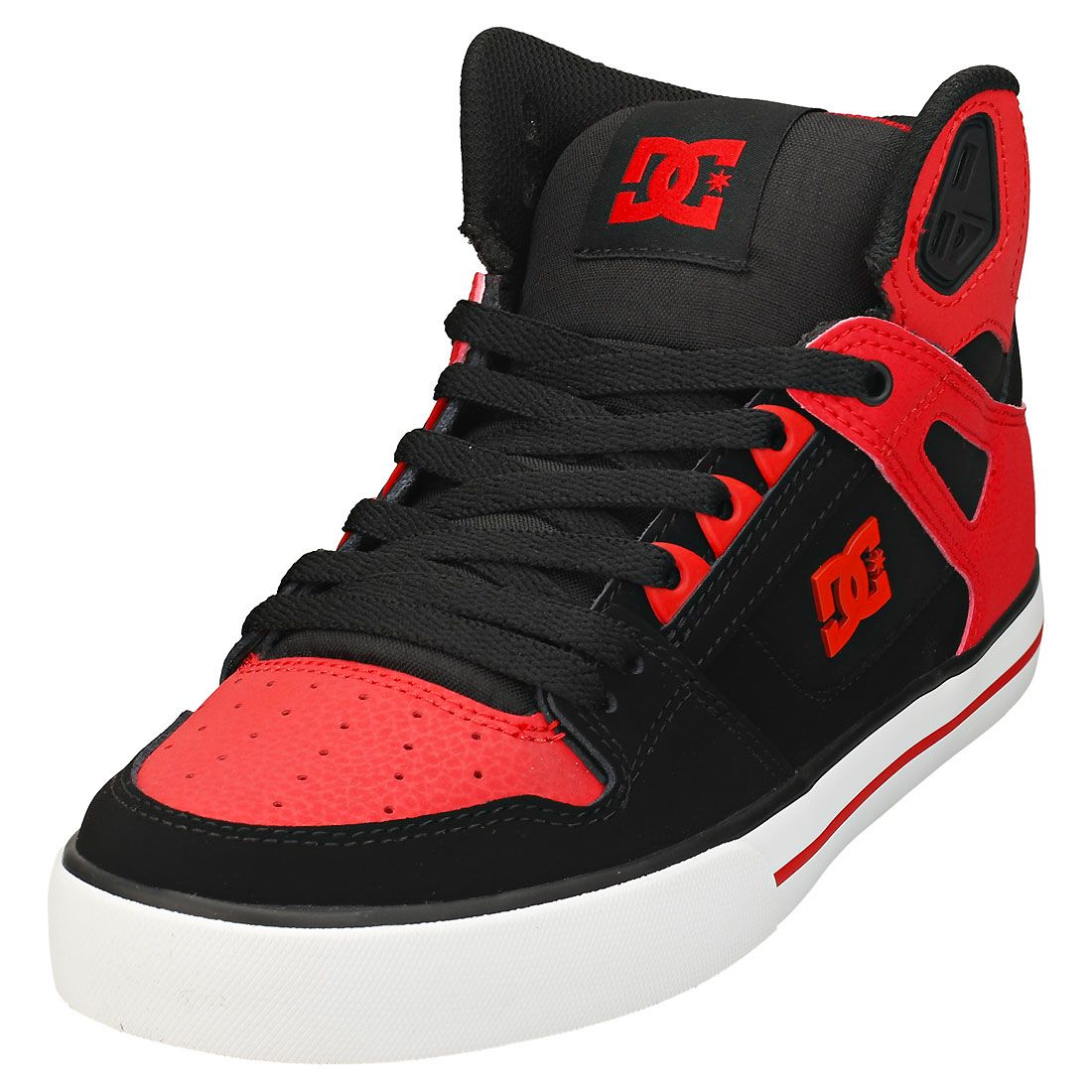 Dc Shoes Pure High-Top Wc Homme Baskets Rouge Noir - 46