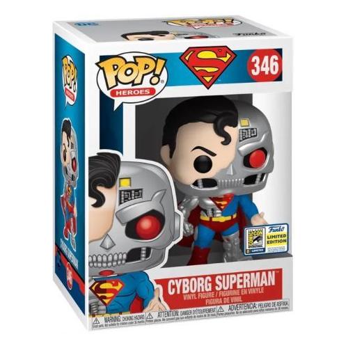 Funko Pop! Heroes Cyborg Superman #346 + Pop Protector