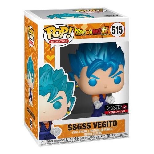 Dragon Ball Super Ssgss Vegito Metallic Pop Vinyl Figure Funko #515 + Protector