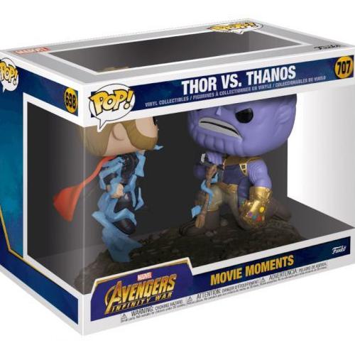 Figurine Ste Gamestop Europe Service Compte Maitre Figurine Funko Pop! Moment N°707 - Marvel - Thor Vs Thanos