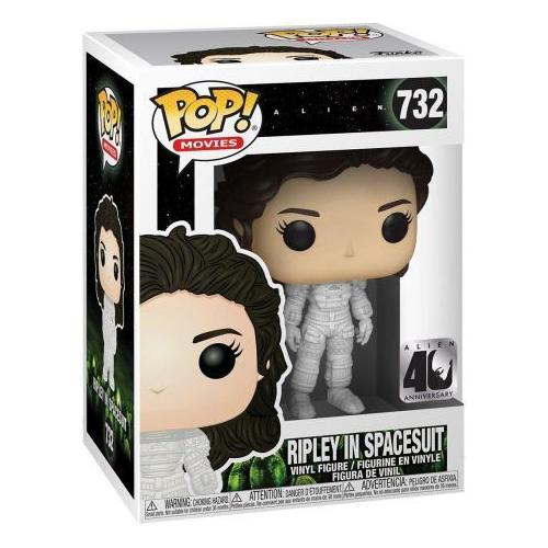 Figurine Ste Gamestop Europe Service Compte Maitre Figurine Funko Pop! N°732 - Alien 40Th - Ripley Dans Costume Spécial