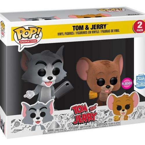 Funko Pop! Pop Animation Tom & Jerry Flocked Limited Edition + Pop Protector