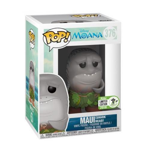 Disney Moana - Maui Avec Shark Head Pop! Vinyl + Pop Protector