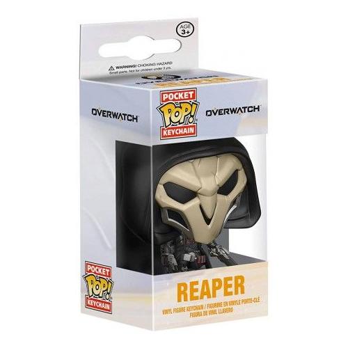 Figurines Personnages Funko Porte Clé Overwatch - Reaper Pocket Pop 4Cm