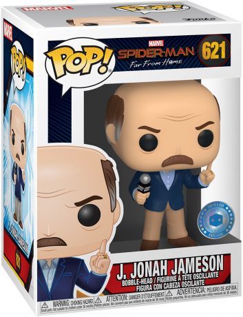 Figurine Funko Pop Bobble Head - Spider-Man : Far From Home [Marvel] N°621 - J. Jonah Jameson (47532)