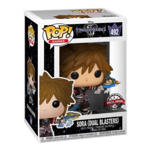 Figurine Toy Pop N°492 - Kingdom Hearts 3 - Sora Avec Dual Blasters - Exclusivité Micromania-Zing
