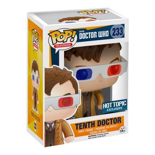 Pop Collection - Doctor Who - 10Th Docter Avec Lunettes 3D - Exlu