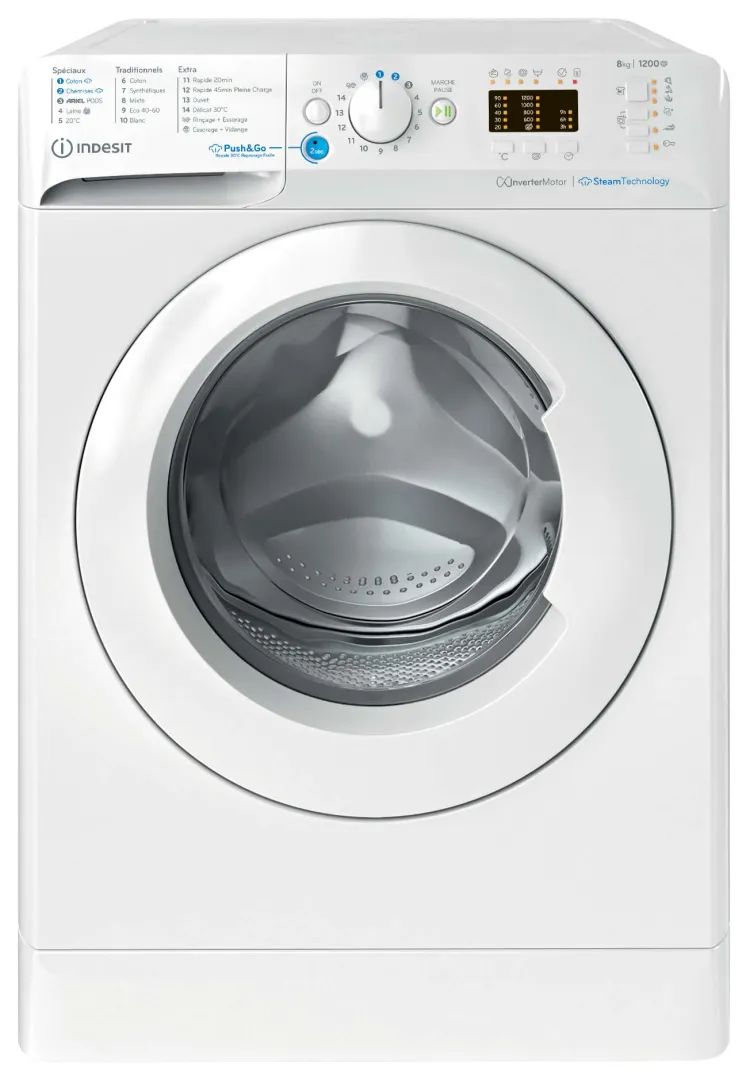 INDESIT BWA81295XWVFR - vue 4