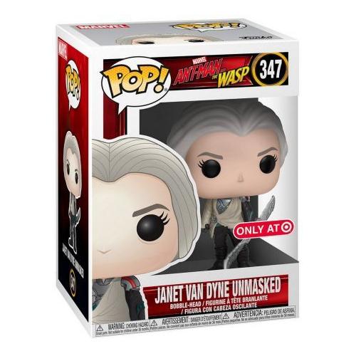 Pop Marvel Ant-Man And The Wasp 347 Janet Van Dyne Unmasked