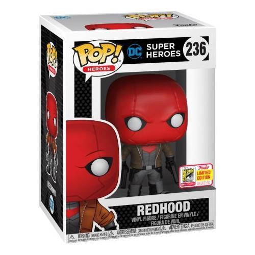 Funko Batman - Pop À Capuche Rouge ! Figurine En Vinyle Sdcc 2018 + Protecteur De Pop