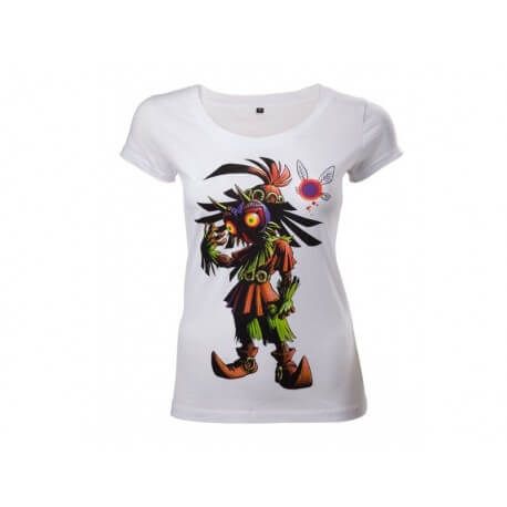 T-Shirt Zelda - Majora's Mask Femme Blanc Taille L