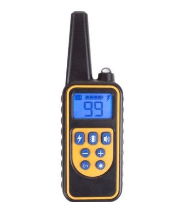 Taille Émetteur Collier D'entraînement Électrique À Distance Pour Chien, 800yd, Étanche, Rechargeable, Avec Écran Lcd, Pour Toutes Les Tailles, Mode De Vibration, 40% De Réduction