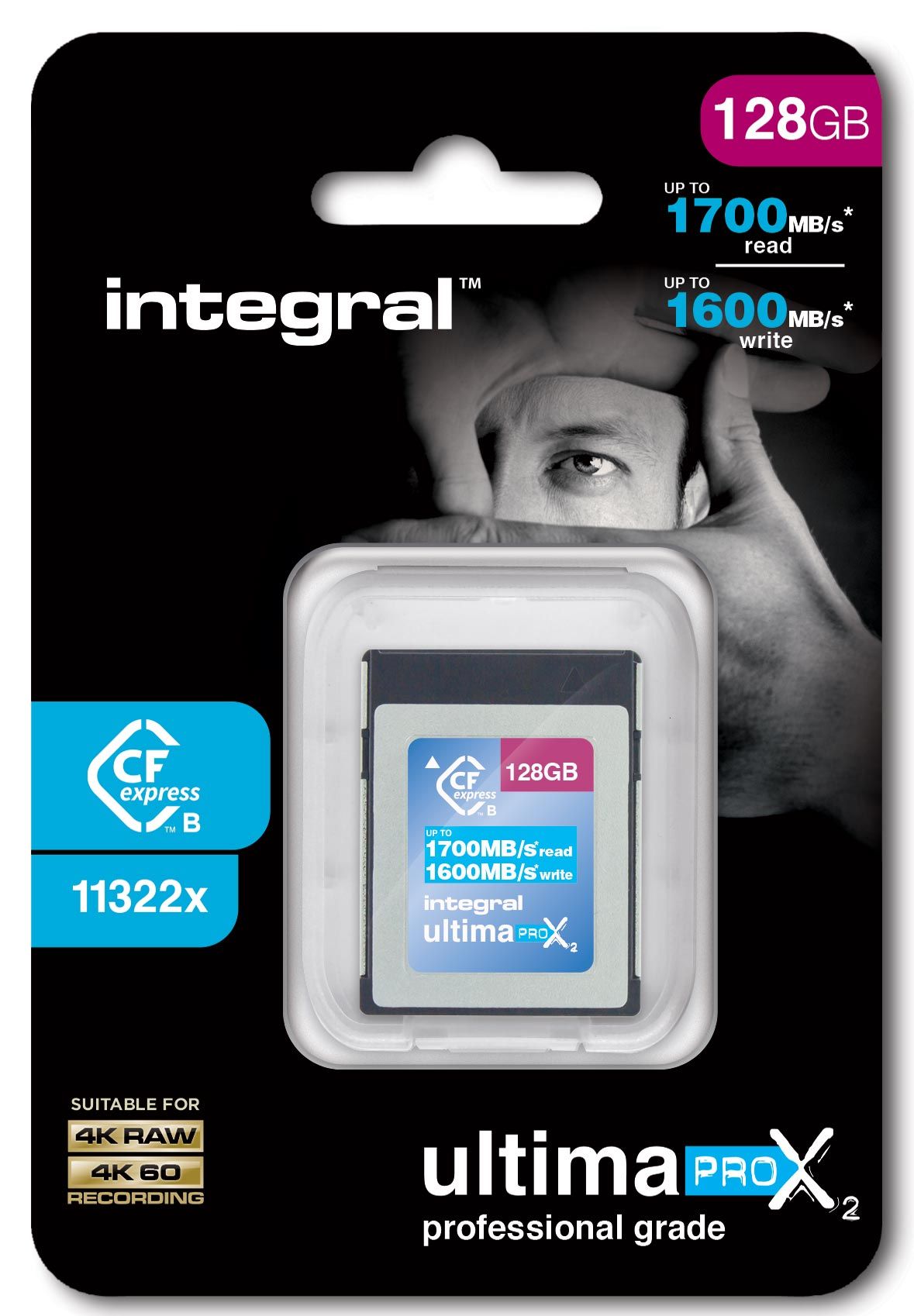 Integral INCFE128G17001600 mémoire flash CFexpress Neuf - vue 3