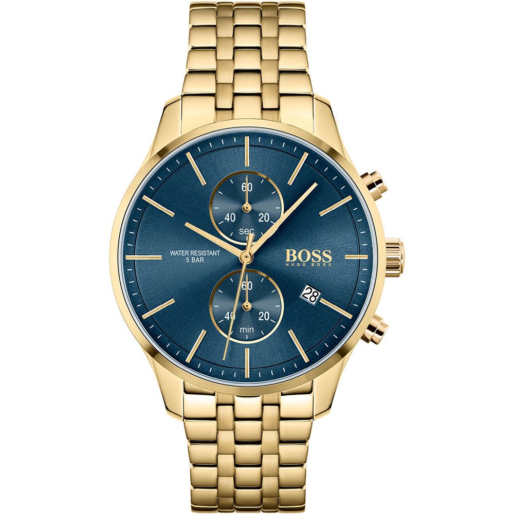 Hugo Boss Montre Doré Chronographe Hommes Associate 1513841