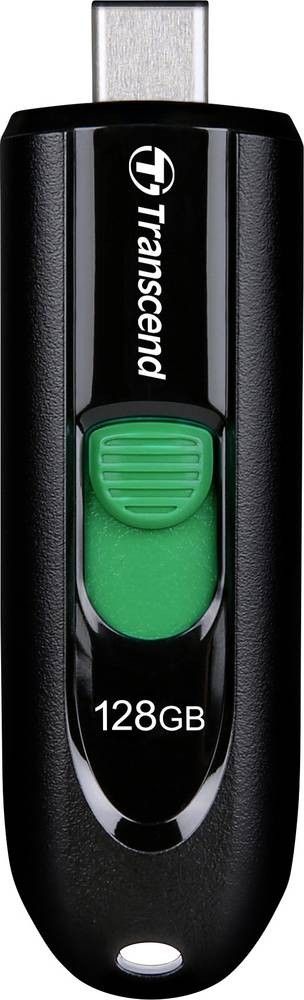 Transcend JetFlash 790C - Clé USB - 128 Go - USB-C 3.2 Gen 1 - noir
