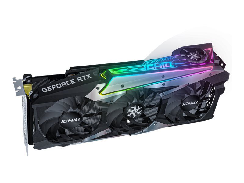 INNO3D iChill C307T4 086XX 1820VA35 carte graphique NVIDIA GeForce RTX 3070 Ti 8 Go GDDR6X Neuf