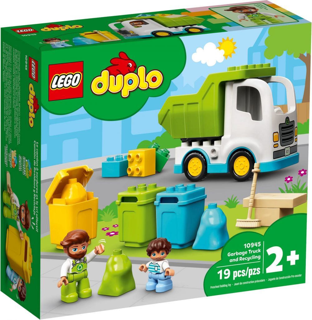 Lego Duplo - Le Camion Poubelle Et Le Tri Sélectif - 10945