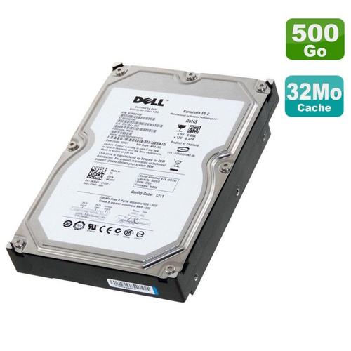 Disque Dur Interne Dell Disque Dur 500go 3.5" Sata Dell 0k366t 9ca154-053 St3500320ns Seagate