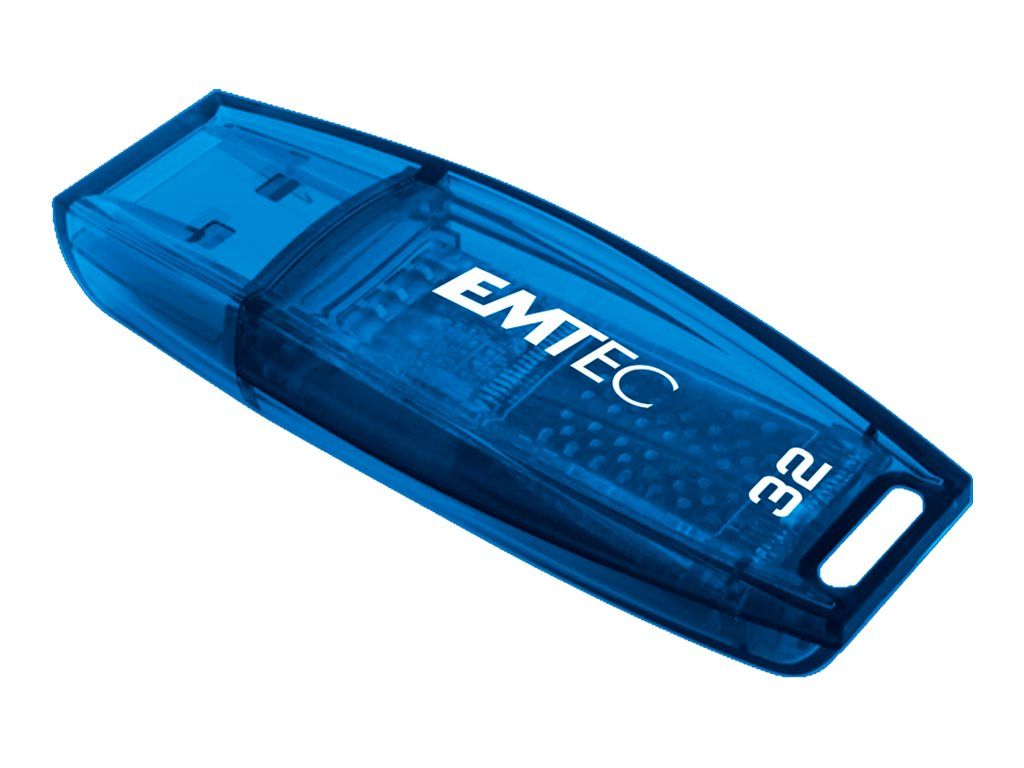 Clé USB 2.0 EMTEC C410 Color Mix 32 Go Bleu