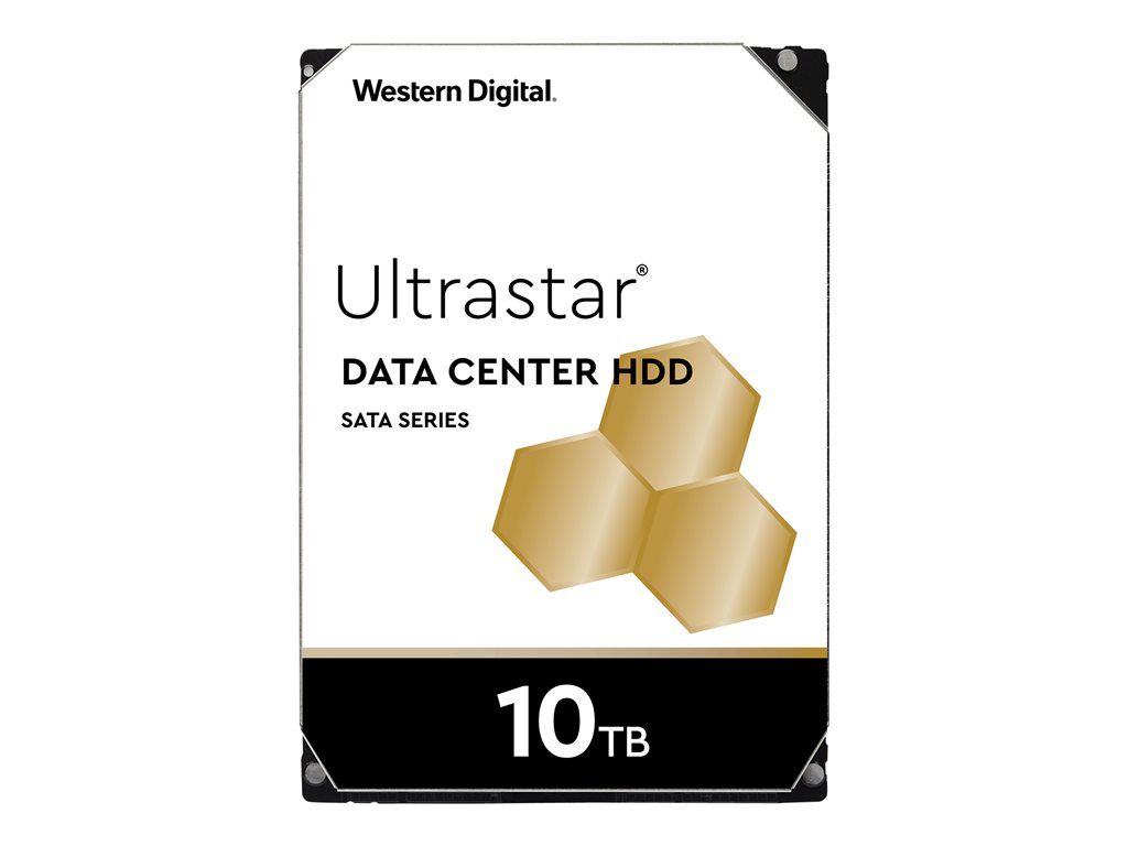 WD Ultrastar DC HC510 HUH721010ALE604 - Disque dur - 10 To - interne - 3.5 - SATA 6Gb/s - 7200 tours/min - mémoire tampon : 256 Mo