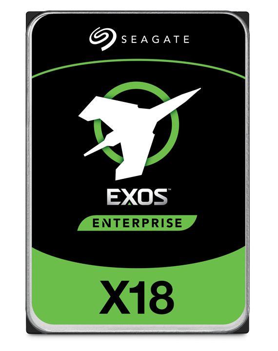 Seagate Exos X18 ST18000NM001J Disque dur chiffré 18 To interne SATA 6Gb/ 7200 toursmin mémoire tampon : 256 Mo Self Encrypting Drive SED