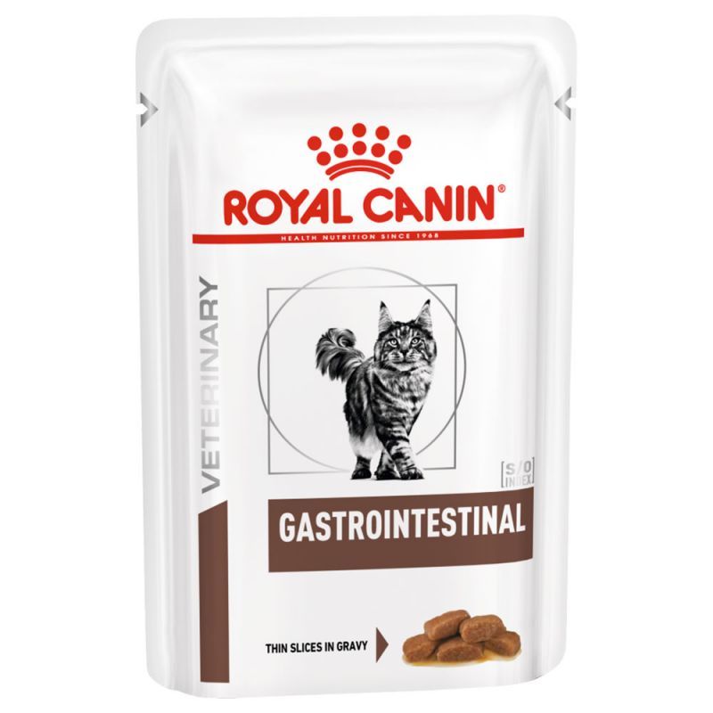 Royal Canin Veterinary Diet Gastro Intestinal - Sachets Pour Chat - 12 X 85g