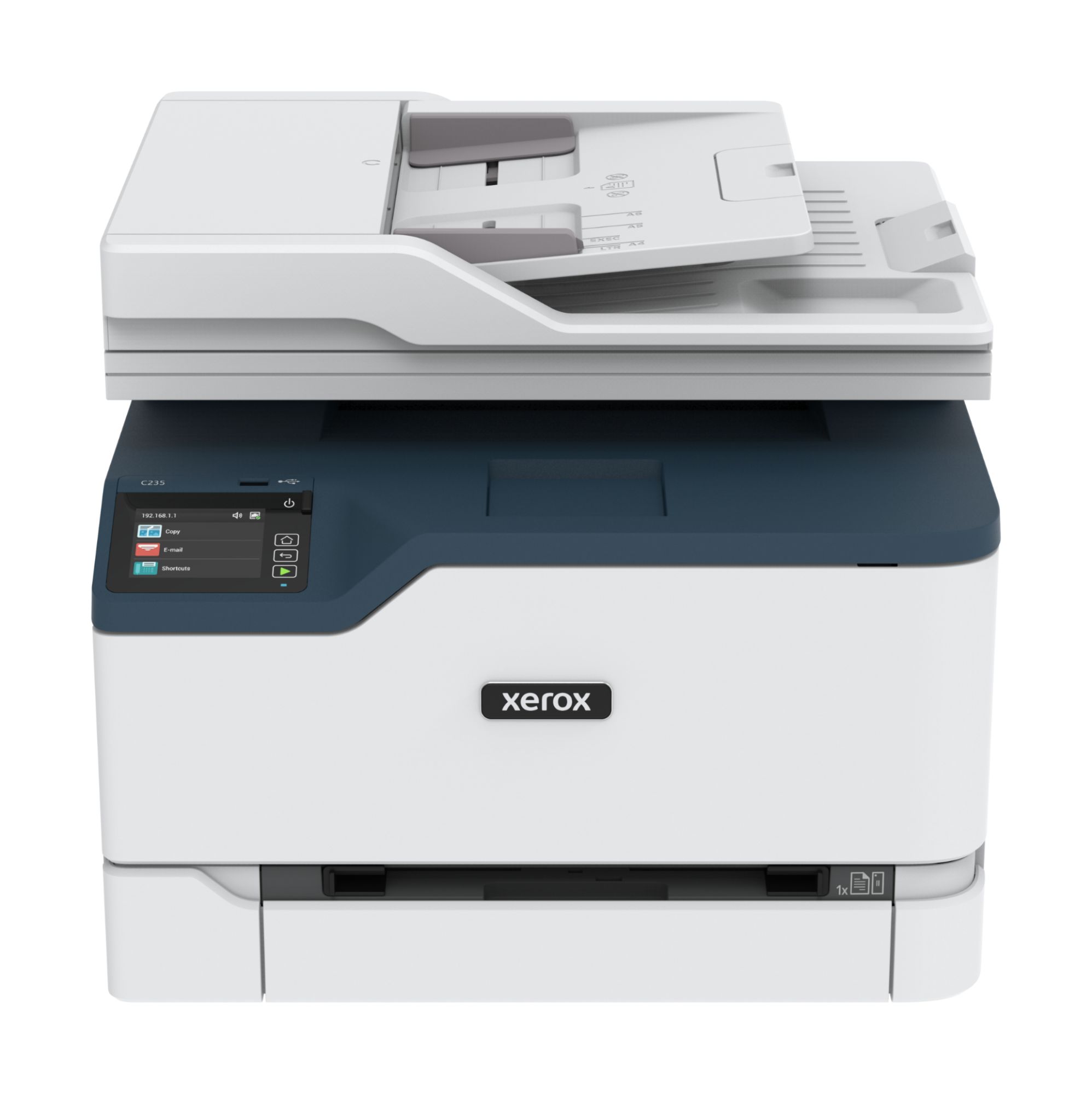 Xerox C235 copieimpressionnumérisationtélécopie sans fil A4 22 ppm PS3 PCL5e6 chargeur automatique de documents 2 magasins total 251 feuilles Neuf - vue 4