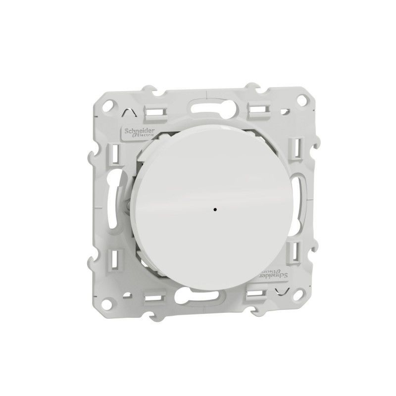 Variateur poussoir pour éclairage Zigbee 3.0 Wiser Odace Blanc - SCHNEIDER ELECTRIC