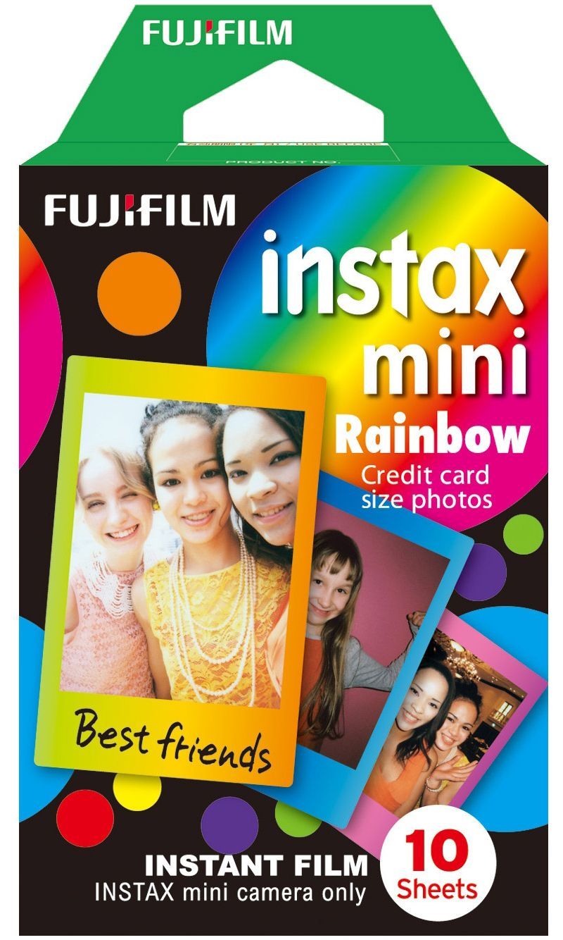 Pack de 10 photos Fujifilm Instax Mini Rainbow - vue 3