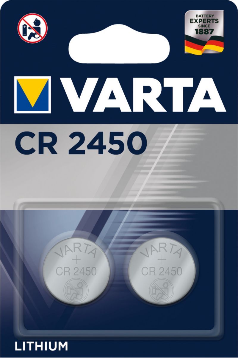 Varta Piles lithium CR2450 - vue 2