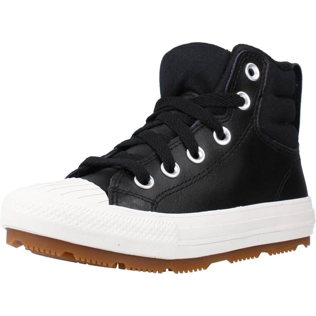 Baskets montantes enfant Converse CHUCK TAYLOR ALL STAR BERKSHIRE BOOT SEASONAL LEATHER HI - vue 2