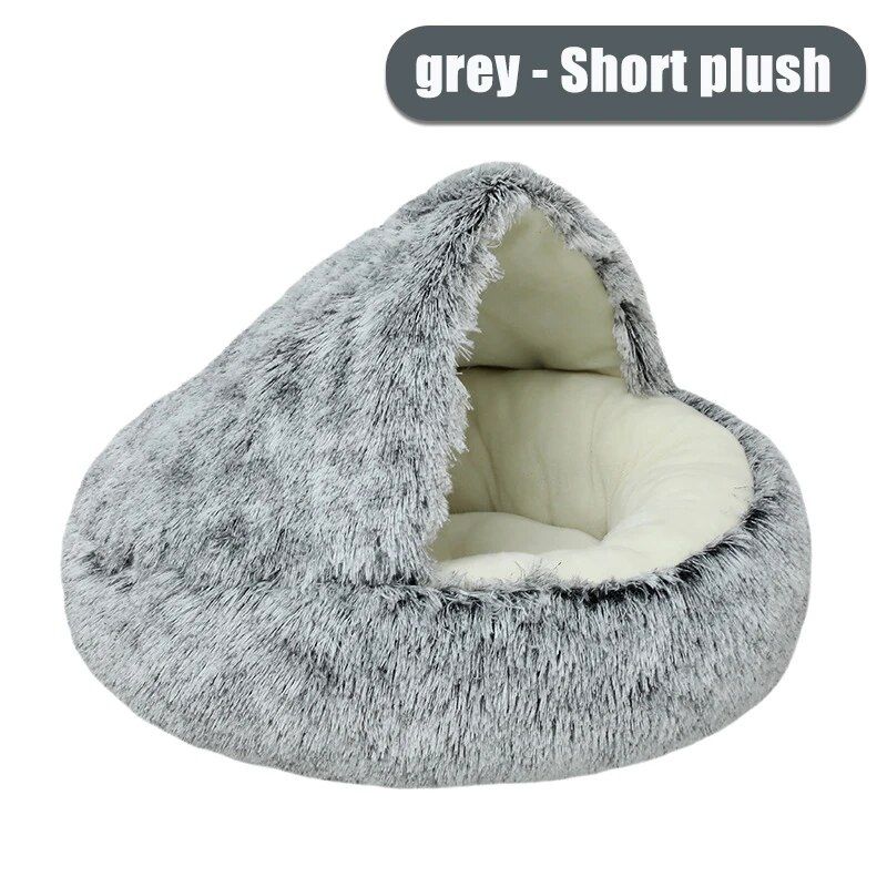 Matelas Semi-Fermé Doux Et Confortable Pour Animaux De Compagnie,Lit Pour Chat,Chenil Chaud Pour Chien,Artefact De Protection Du Sommeil - Type [Gwe005]-60cm