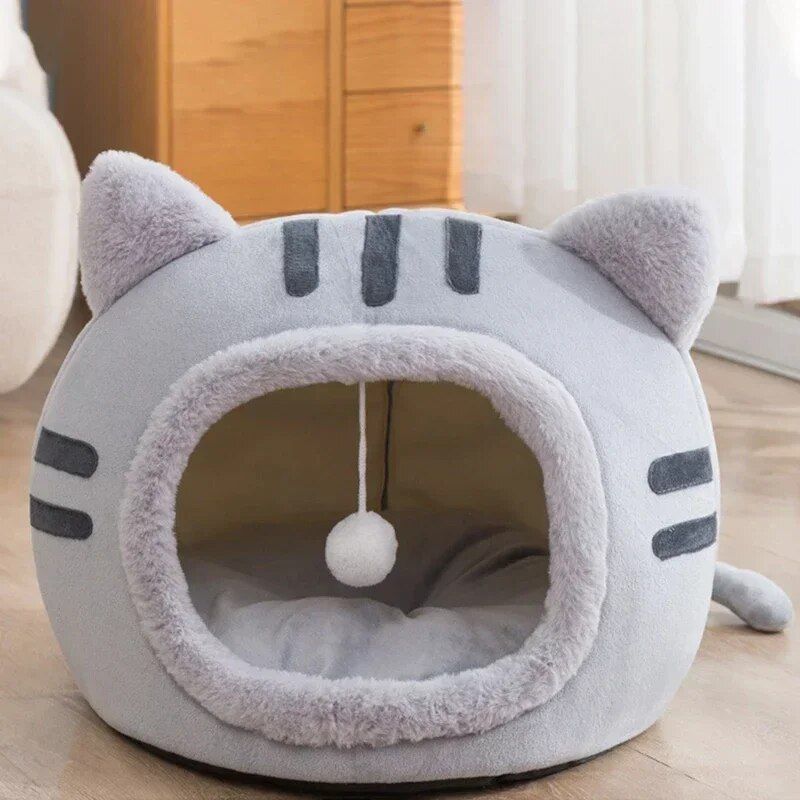 Lit Confortable En Polymère Pour Animaux De Compagnie,Panier Pour Maison De Chat,Tente Confortable,Petits Lits De Diversification,Sommeil Profond,Produits D'intérieur Pour Chien - Type S 35x35x30cm #A