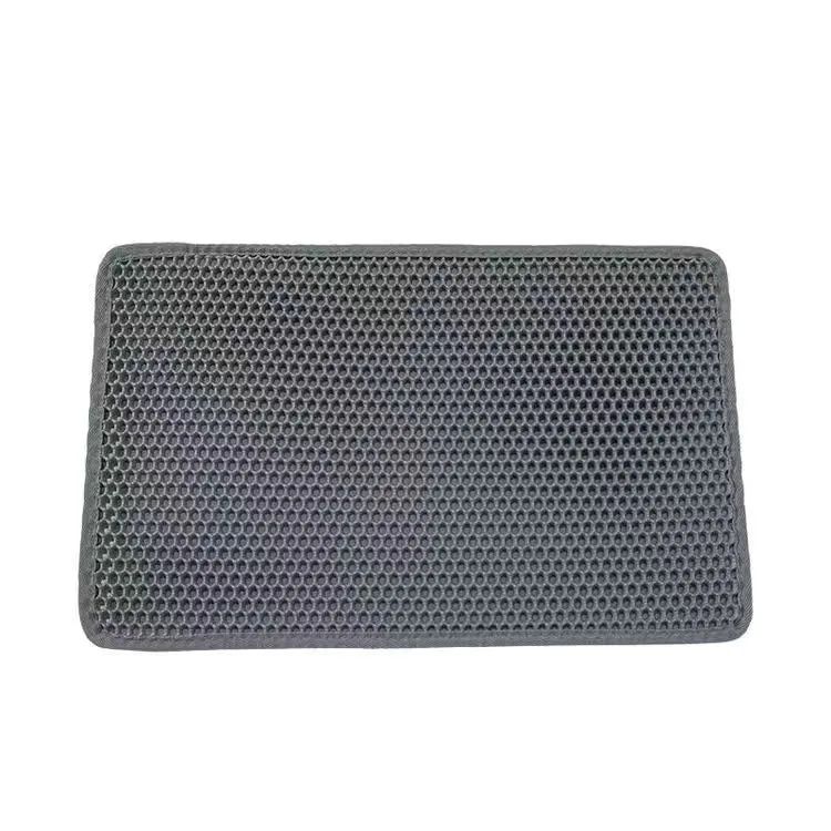 Litière Imperméable À Double Couche Pour Chat,Polymère De Sable,Tapis Pliable,Coussins De Lit Pour Animaux De Compagnie,Fournitures Pour Animaux De Compagnie - Type Gray-45x60cm #A