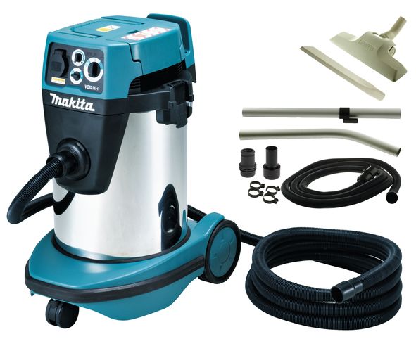 Makita Aspirateur de chantier et d'atelier classe H 32 litres 220mbar 1050 Watt 220 mbars modèle VC3211HX1