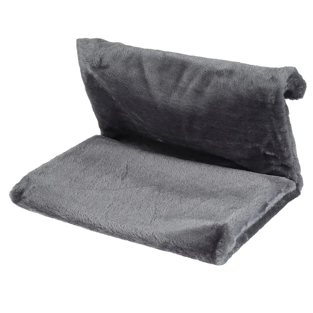 Lit De Luxe Pour Animaux De Compagnie Avec Cadre En Métal Et Fer Pour Chiens Et Chats,Panier Chaud Pour Sourire,Hamac Pour Animaux De Compagnie,Accessoires Pour Chats - Type Gray