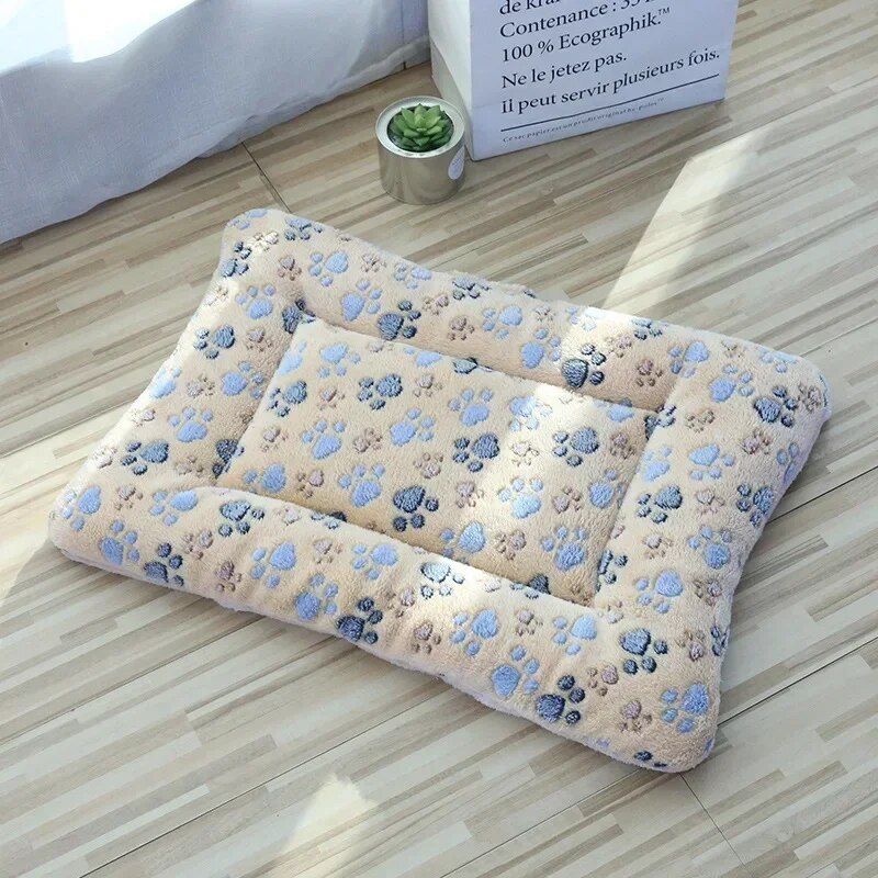 Tapis De Lit Doux Et Court En Peluche Pour Animaux De Compagnie,Couverture Chaude Pour Chats Et Petits Chiens,Accessoires Mignons Pour Chaton - Type 48x34cm #G