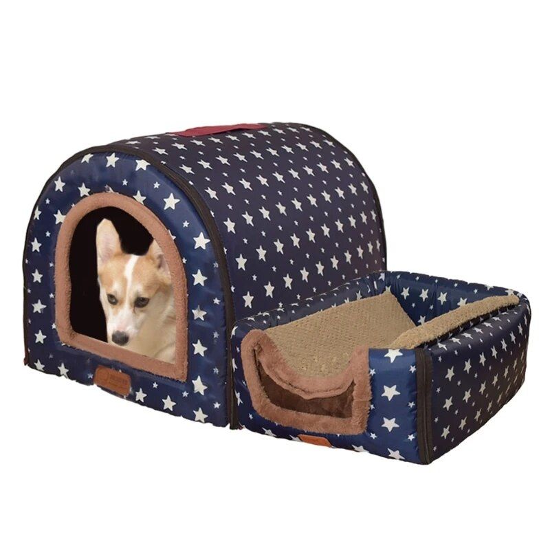 Lit Pliable Pour Chat,Tente Pour Animaux Compagnie,Maison,Coussin Doux,Fond Antidérapant,Double Face - Type L #D