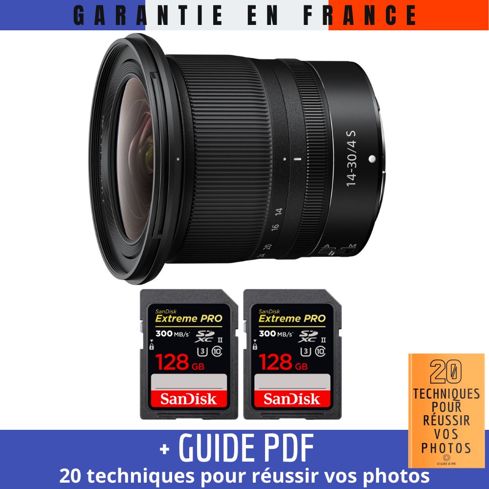 Nikon Z 14 30mm f4 + 2 SanDisk UHS II 300 MB/ + Guide PDF 20 TECHNIQUES POUR RÉUSSIR VOS PHOTOS - vue 3