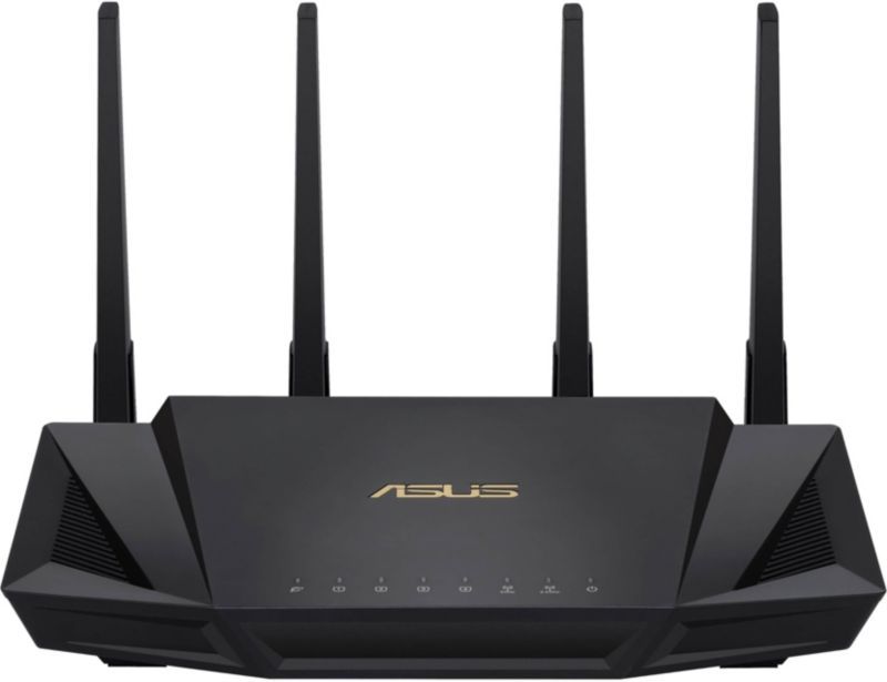 ASUS RT-AX58U V2 - Routeur sans fil commutateur 4 ports - 1GbE - Wi-Fi 6 - Bi-bande ASUS RT-AX58U V2 - Routeur sans fil commutateur 4 ports - 1GbE - Wi-Fi 6 - Bi-bande