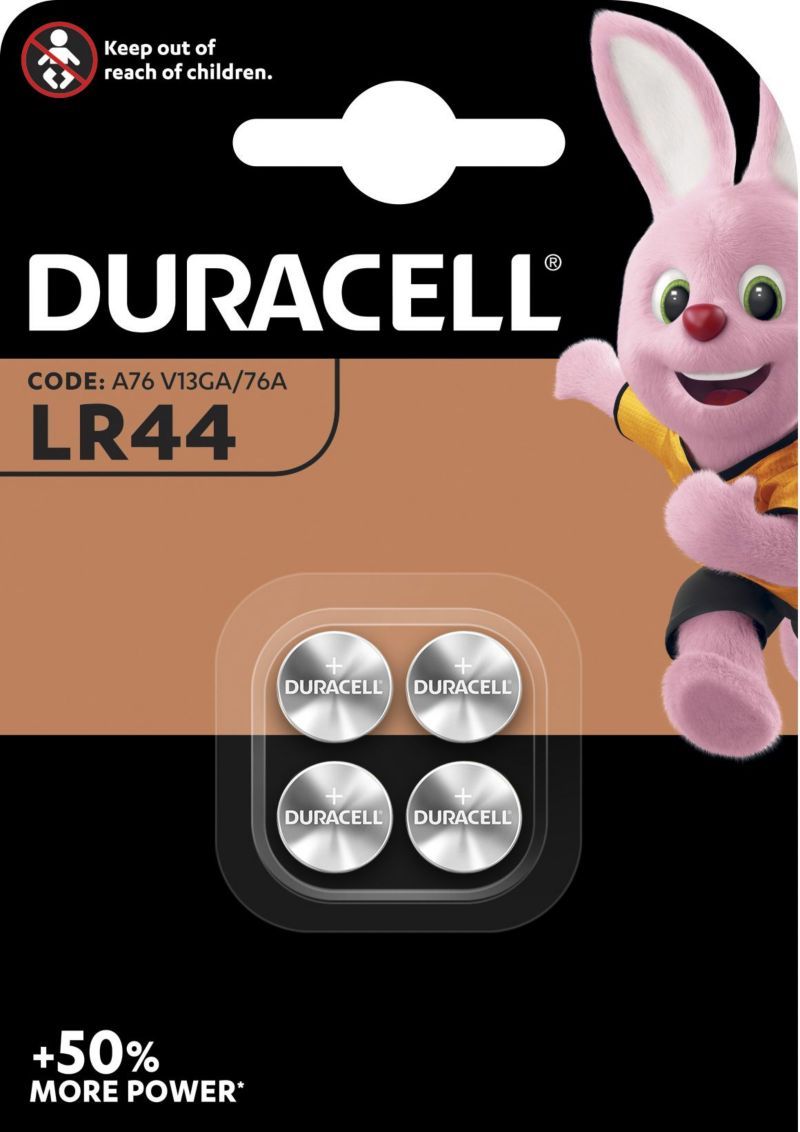 Piles Bouton Alcaline Lr44 1 5v Duracell Le Lot De 4 Piles - vue 4