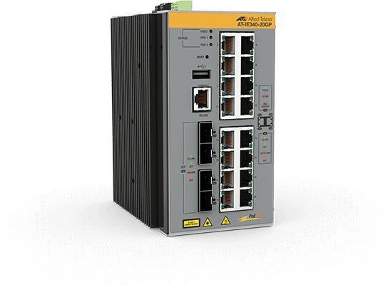 Allied Telesis AT IE340 20GP 80 Géré L3 Gigabit Ethernet 101001000 Connexion Ethernet supportant 'alimentation via ce port PoE Neuf