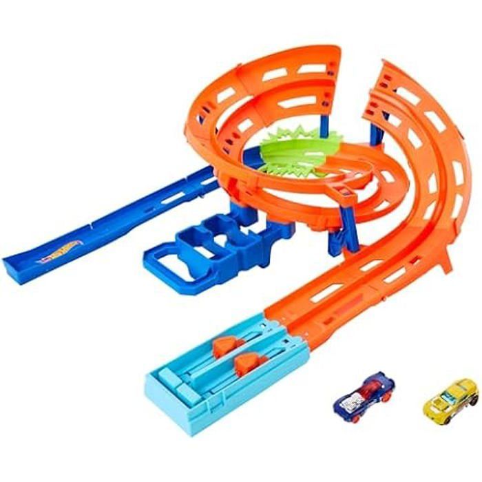Circuit looping de 'extrême HOT WHEELS Hot Wheels Circuit looping de 'extrême Jouet 2 voitures