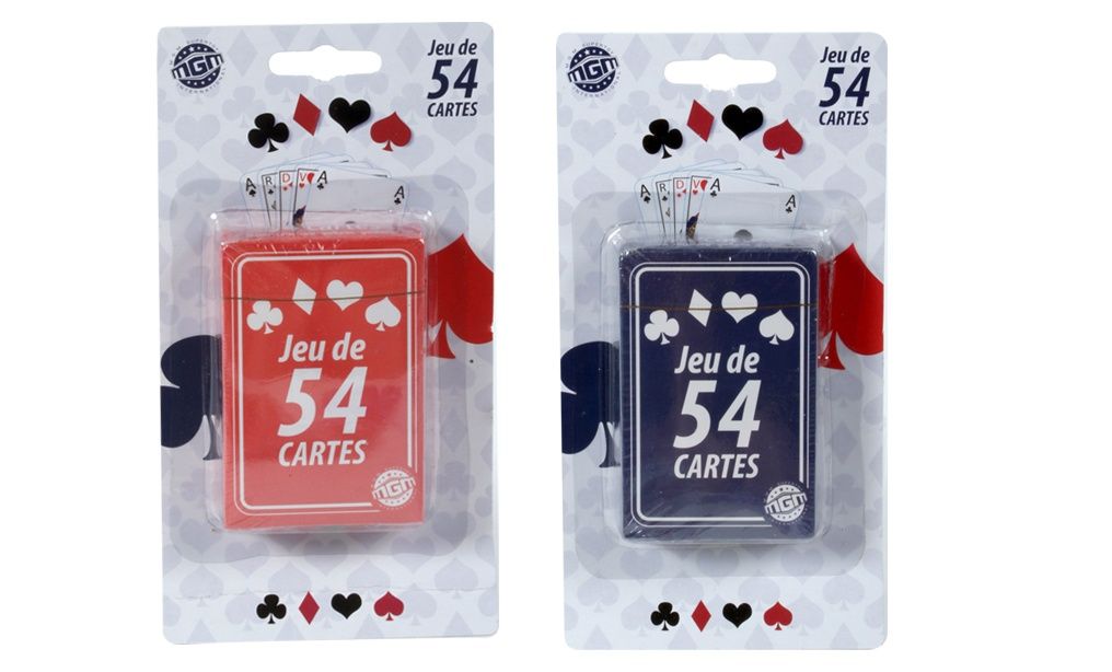 Jeux De Societe BlJeu De 54 Cartes Blister 18x9c