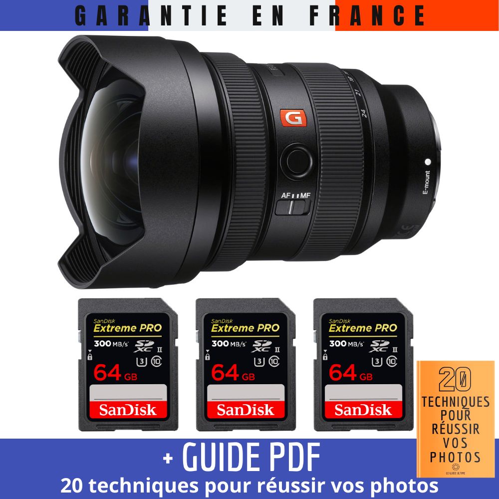 Sony FE 70 200mm f4 G OSS + 3 SanDisk UHS II 300 MB/ + Guide PDF 20 TECHNIQUES POUR RÉUSSIR VOS PHOTOS - vue 2